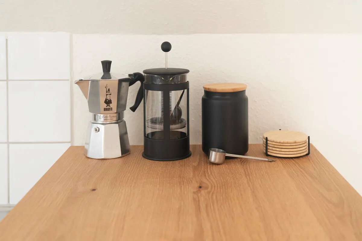 Coffee corner with proper good coffee