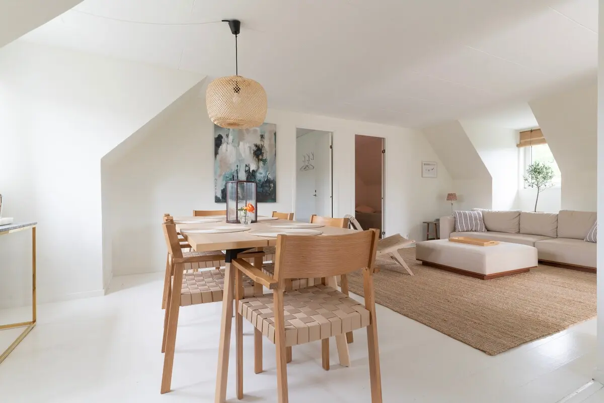 Dining room with table and chairs