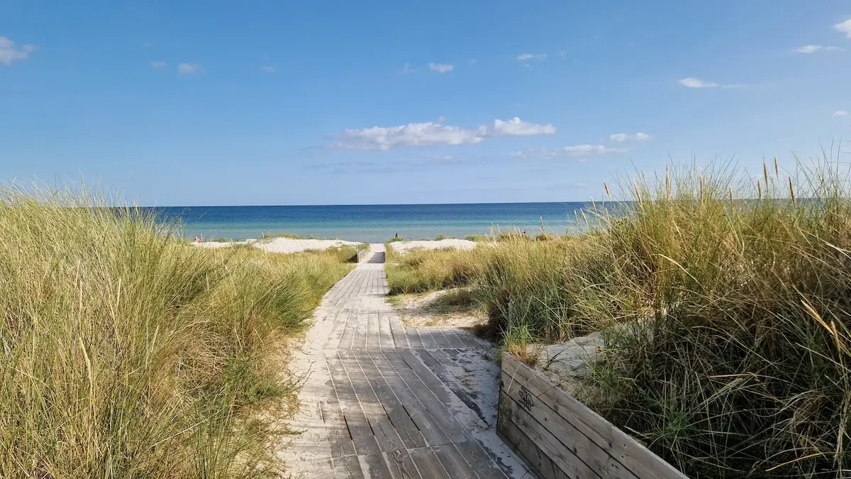 Falsterbos strand en sommardag