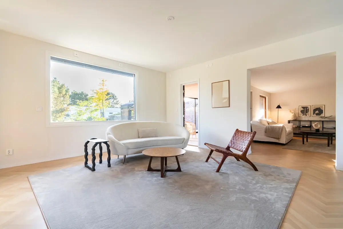 Lounge area with armchairs