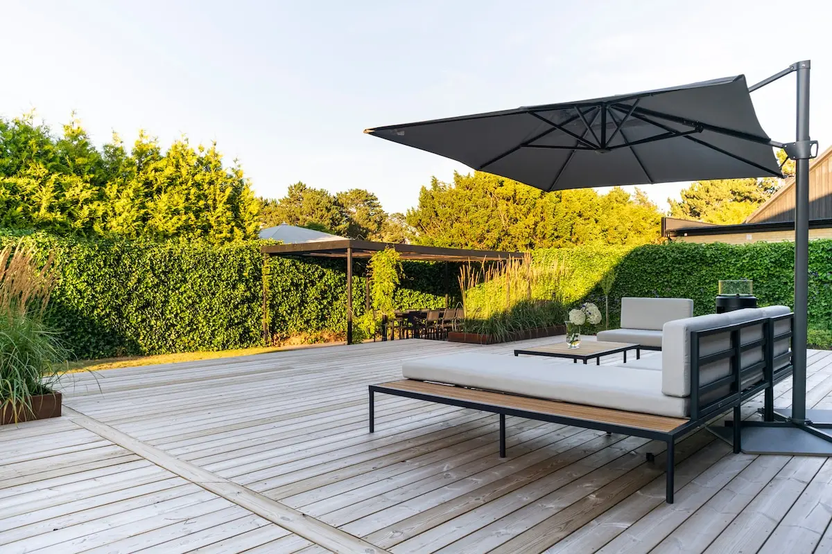 Patio with lounge furniture