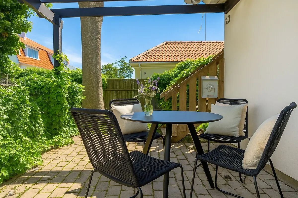 Ground-level patio