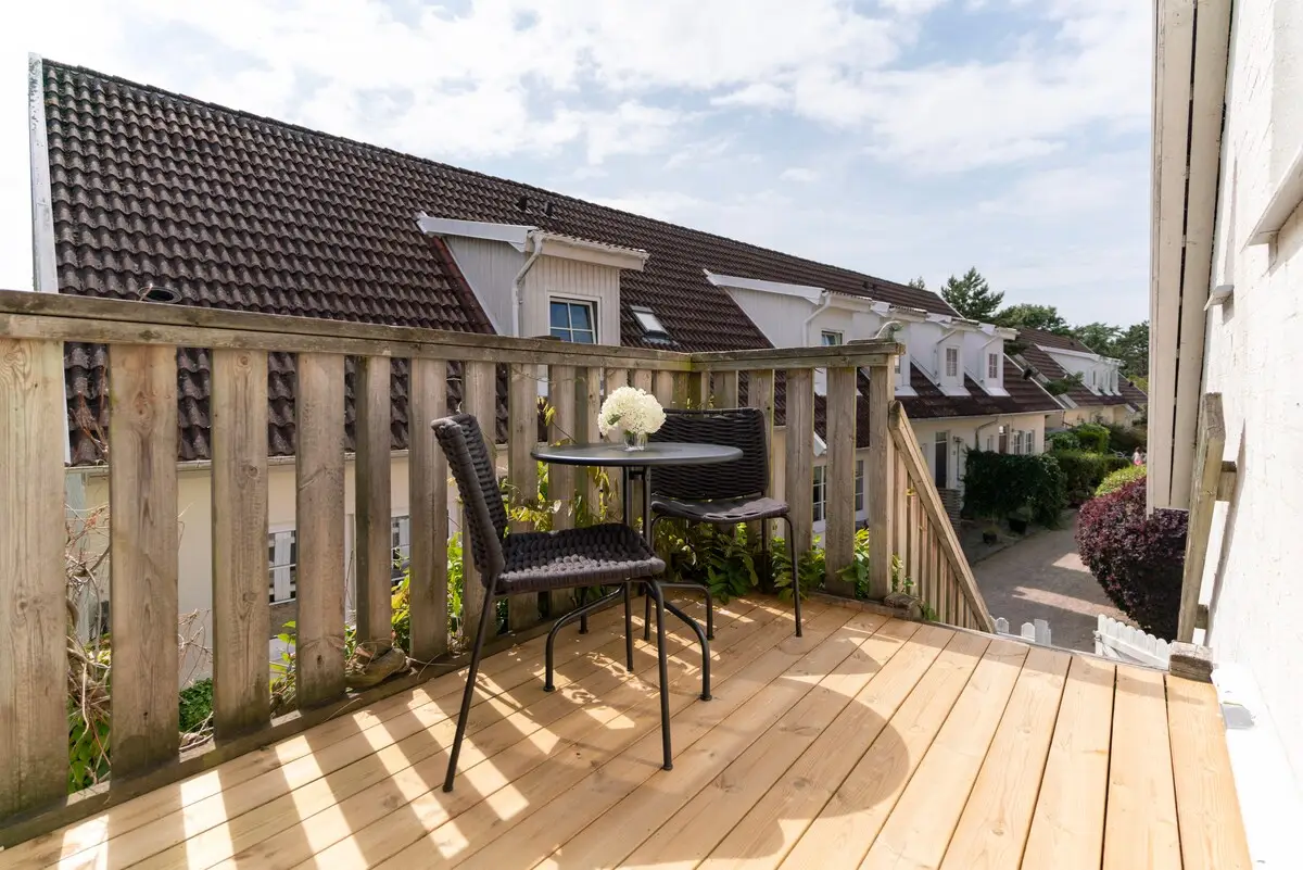 Patio with BBQ and outdoor furniture
